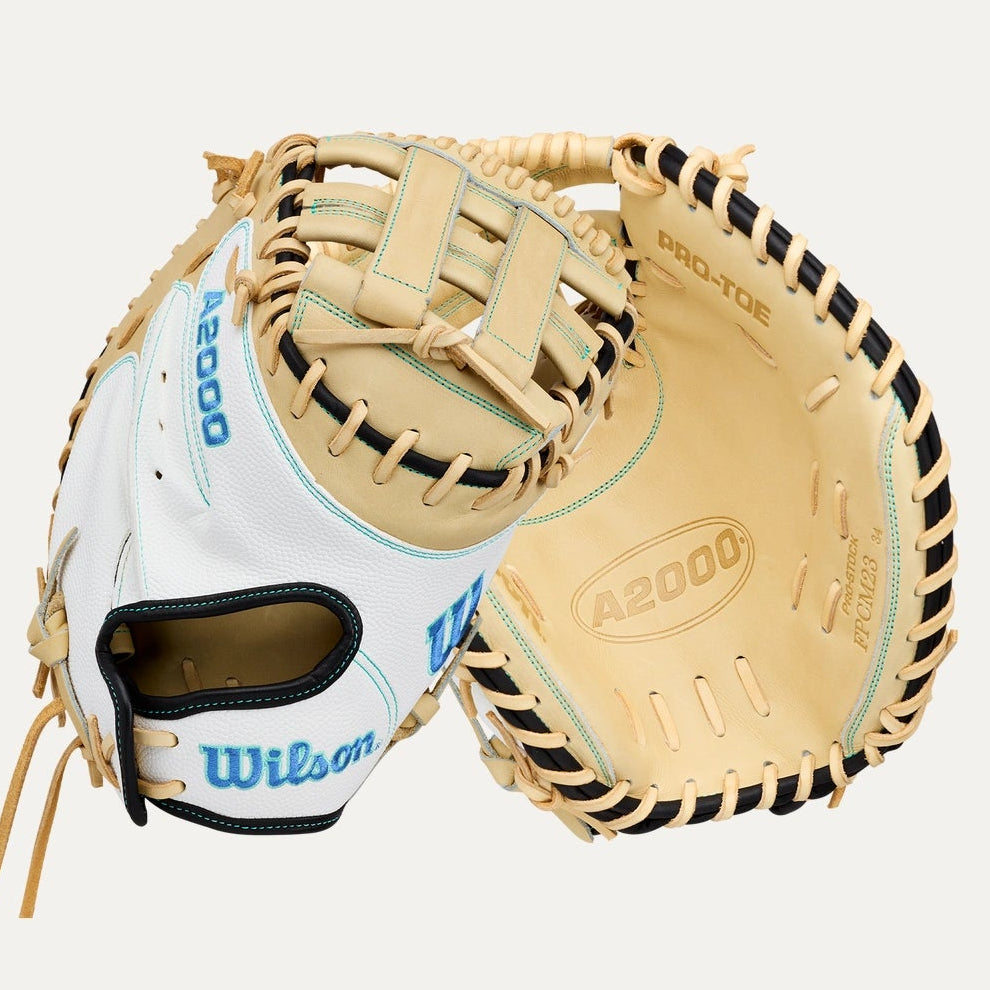 Wilson 2027 A2000® FPCM23SS 34” Fastpitch Catcher’s Mitt: WBG07301RT34