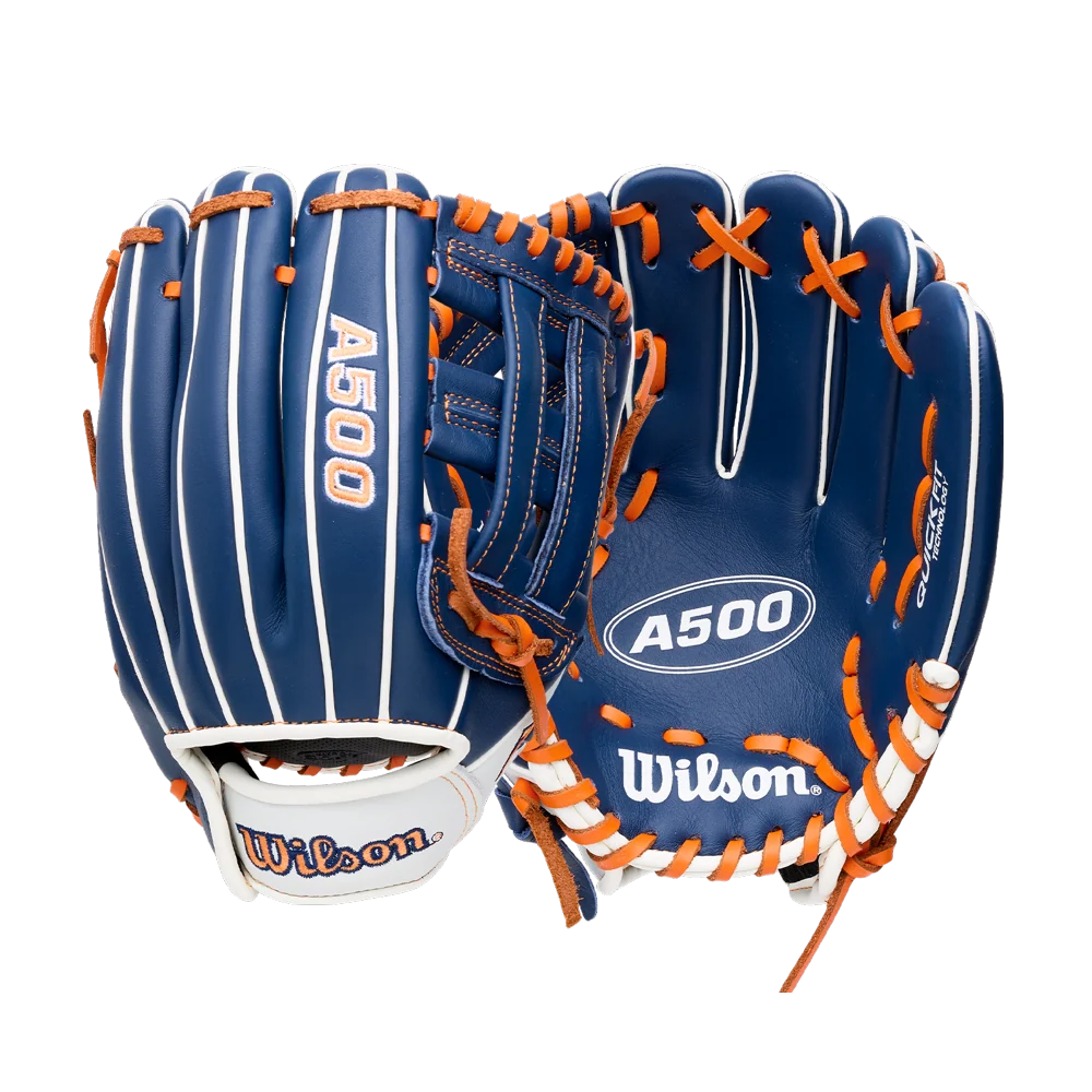 2027 Wilson A500® 10.5” Infield Youth Baseball Glove: WBG08401RT105