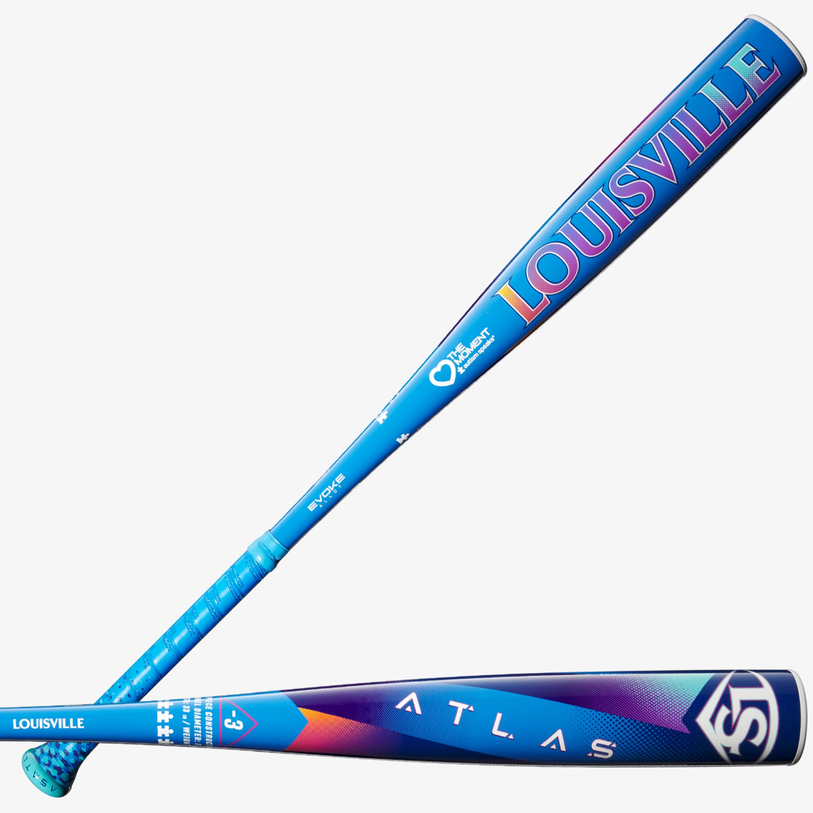 2025 LOUISVILLE SLUGGER LOVE THE MOMENT ATLAS™ -3 BBCOR BASEBALL BAT: WBL41052010