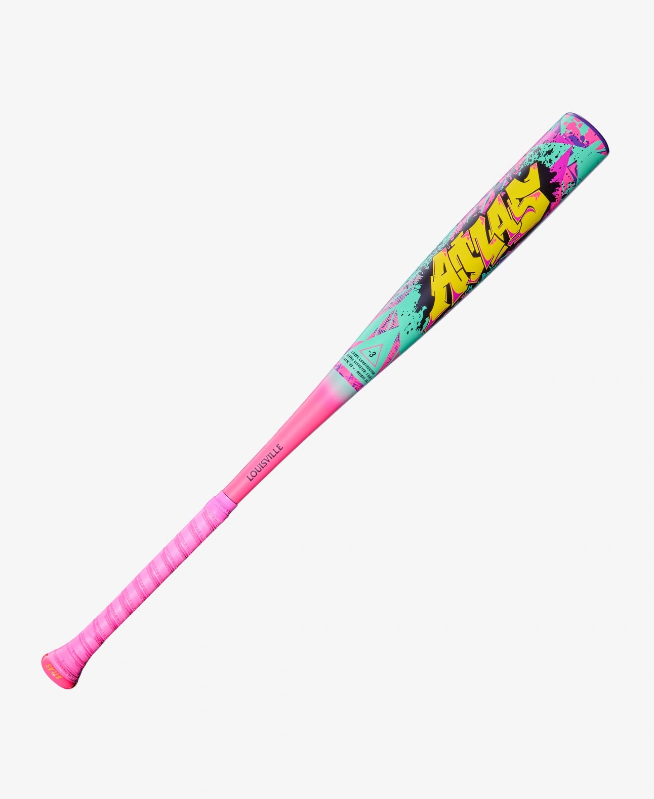 2026 Louisville Slugger Atlas™ Wildstyle (-3) BBCOR Baseball Bat: WBL4178010