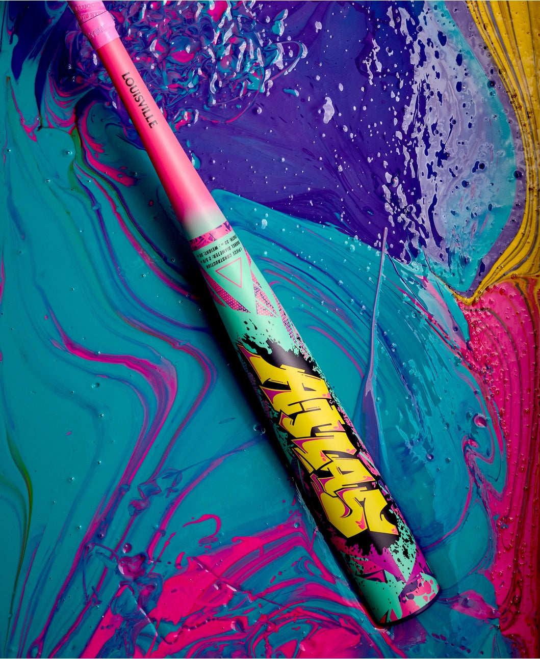2026 Louisville Slugger Atlas™ Wildstyle (-3) BBCOR Baseball Bat: WBL4178010