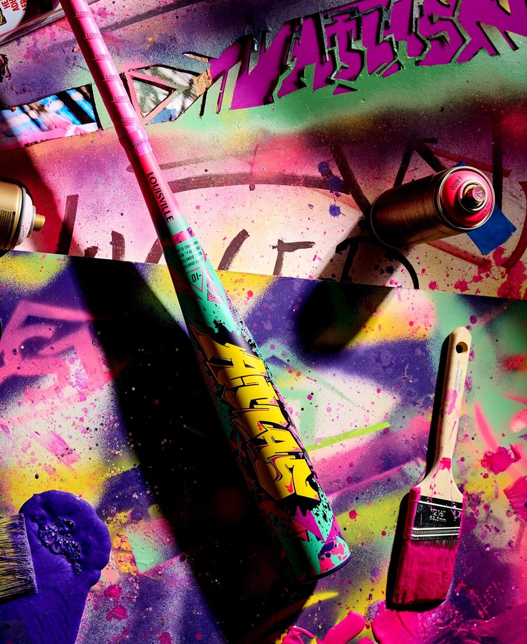 2026 Louisville Slugger Atlas™ Wildstyle (-3) BBCOR Baseball Bat: WBL4178010
