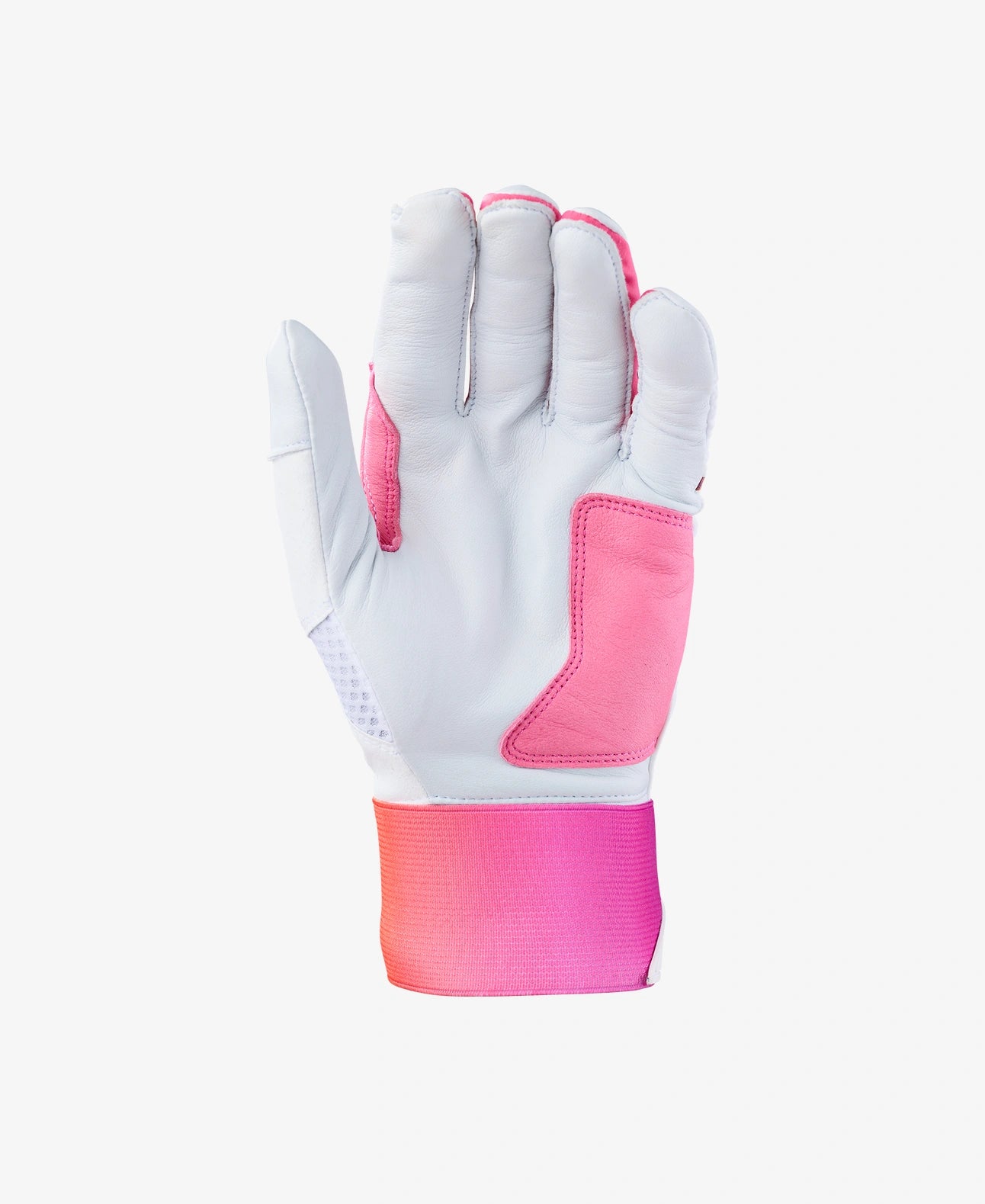 EvoShield Adult X-SRZ™ White, Orange, Purple Carbyne Batting Gloves With Strap: WBR00047001