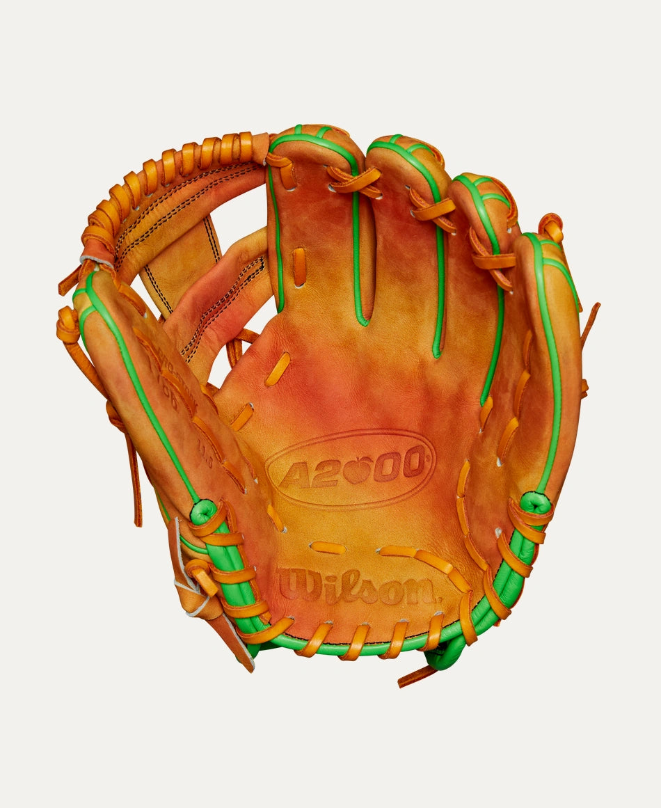 Wilson A2000® Georgia Peach 1786 11.5” Infield Baseball Glove: WBW102256115