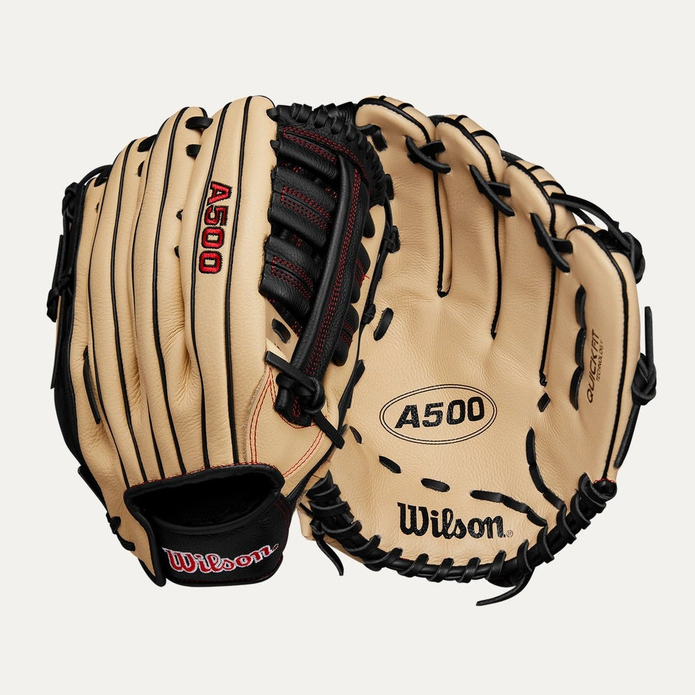 Wilson® A500® 12.5" Outfield Youth Baseball Glove: WBW102545125