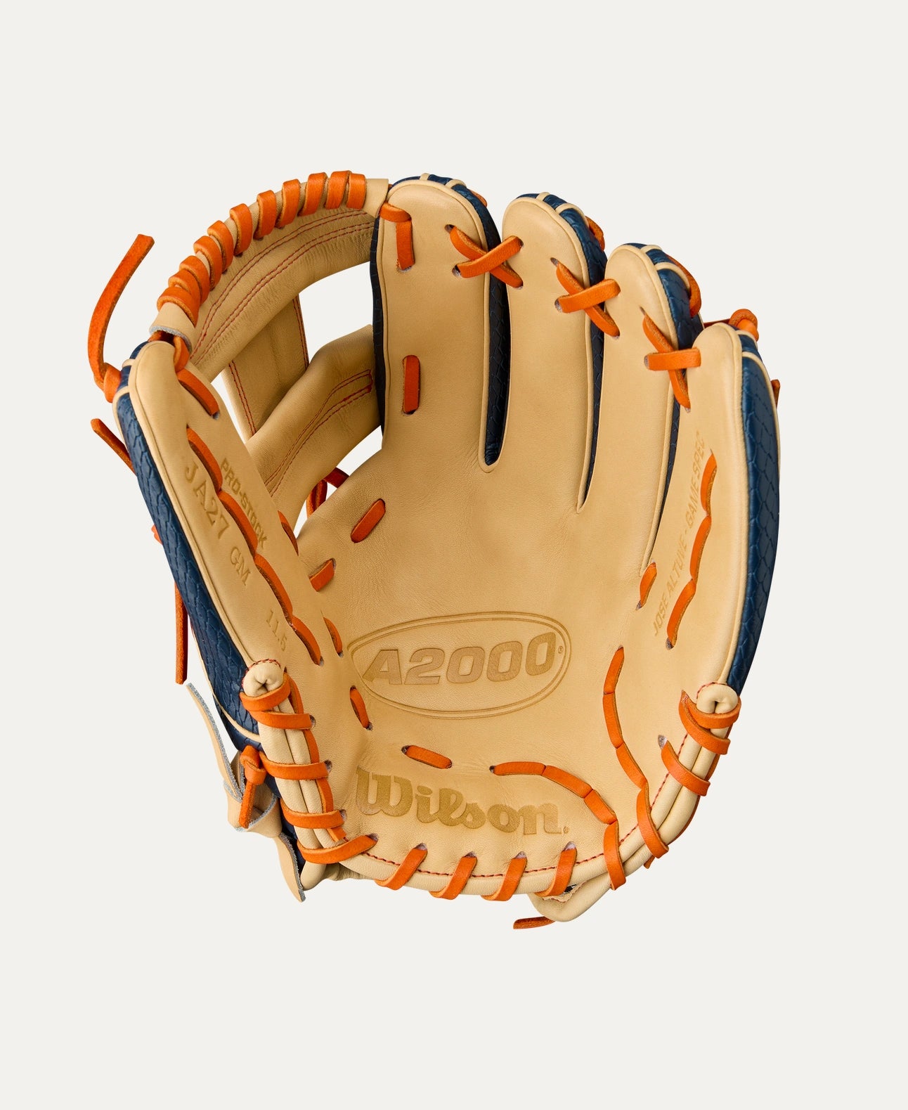 Wilson Summer 2025 A2000 Jose Altuve JA27 GM 11.50” Infield Baseball Glove: WBW103295115