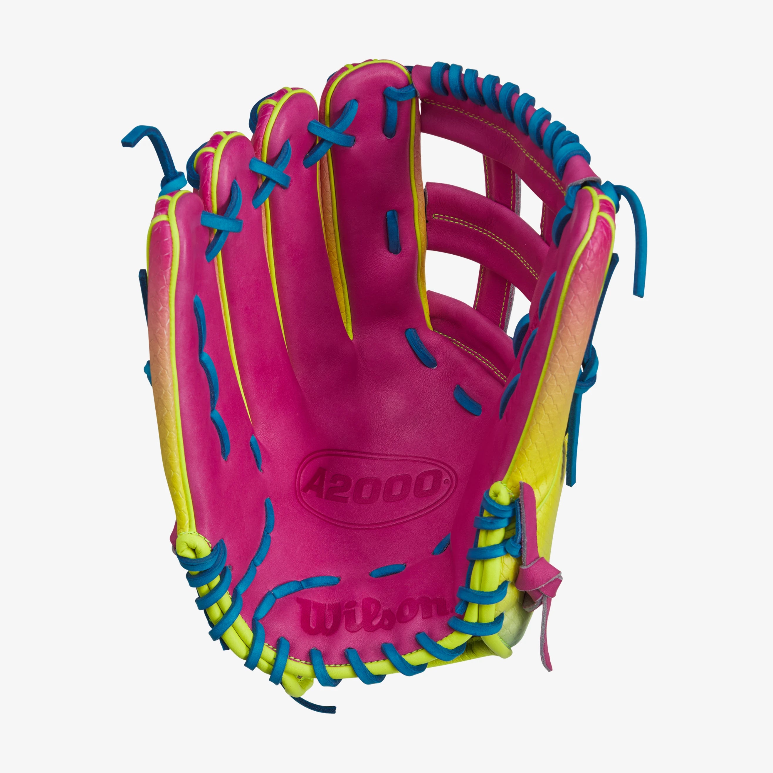 Wilson A2000 1777 Pink Lemonade LHT 12.75” Outfield Baseball Glove