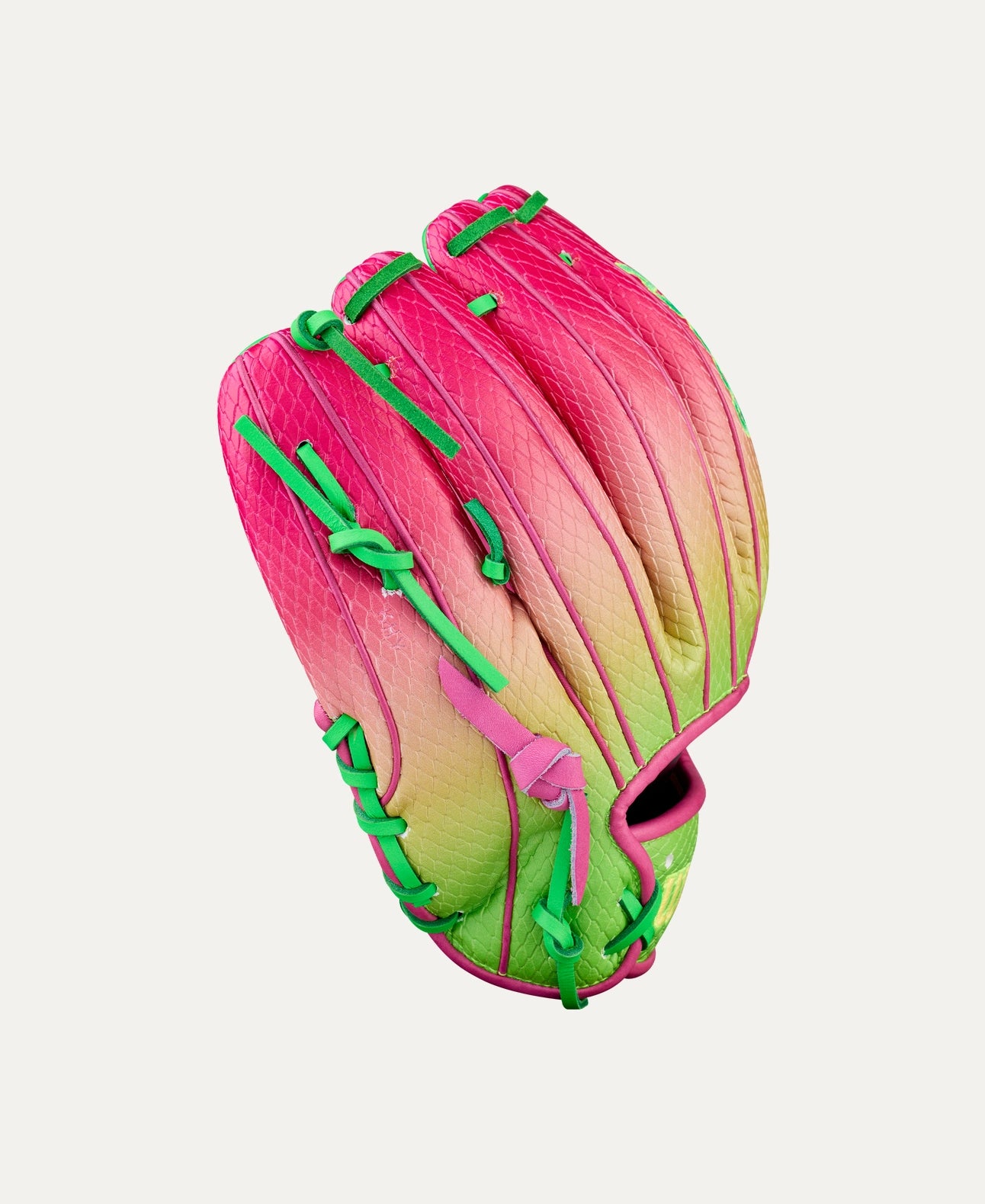 Wilson 2025 2025 Cherry Limeade A2000® 1786SS 11.5” Infield Baseball Glove: WBW104080115