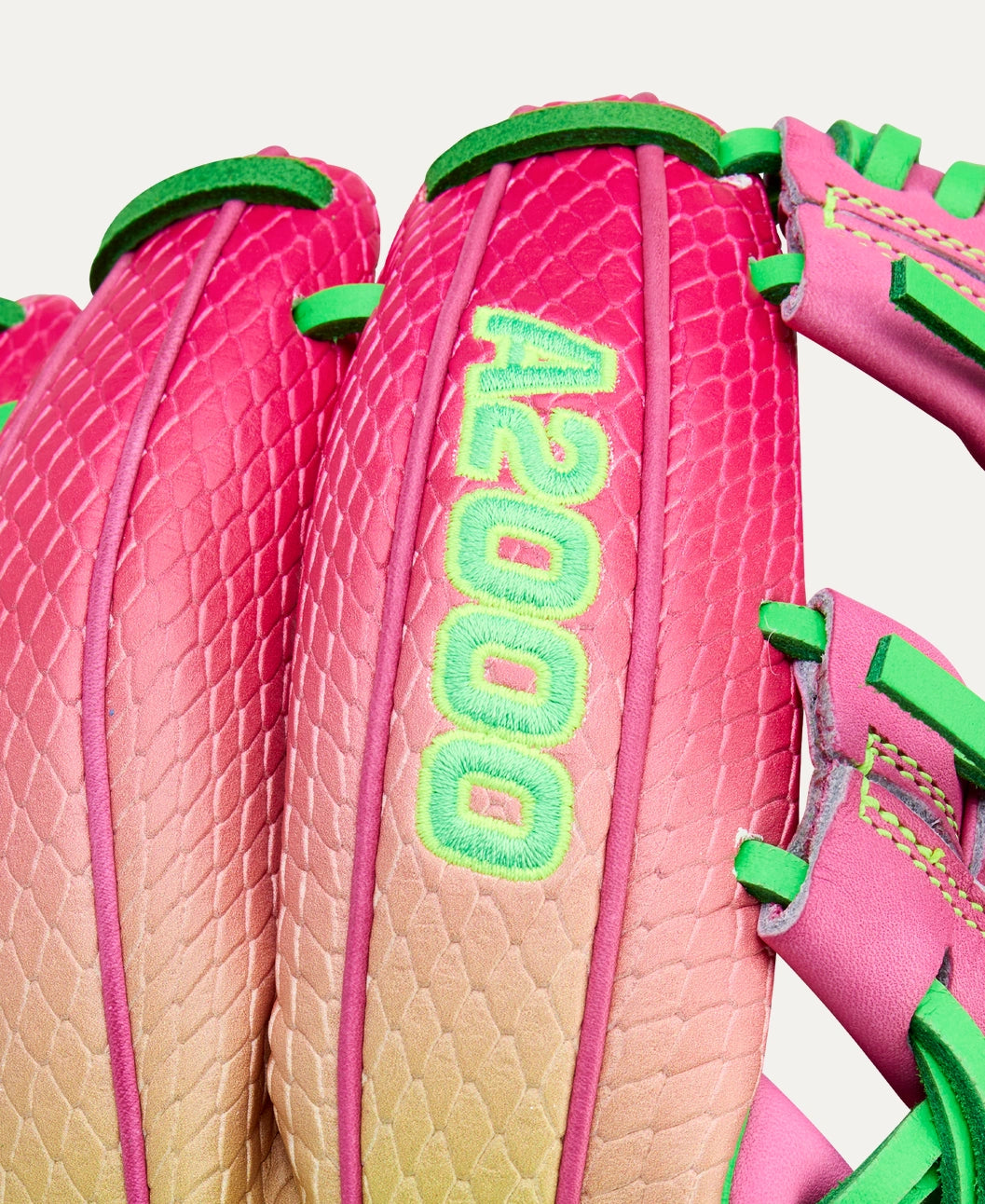 Wilson 2025 2025 Cherry Limeade A2000® 1786SS 11.5” Infield Baseball Glove: WBW104080115