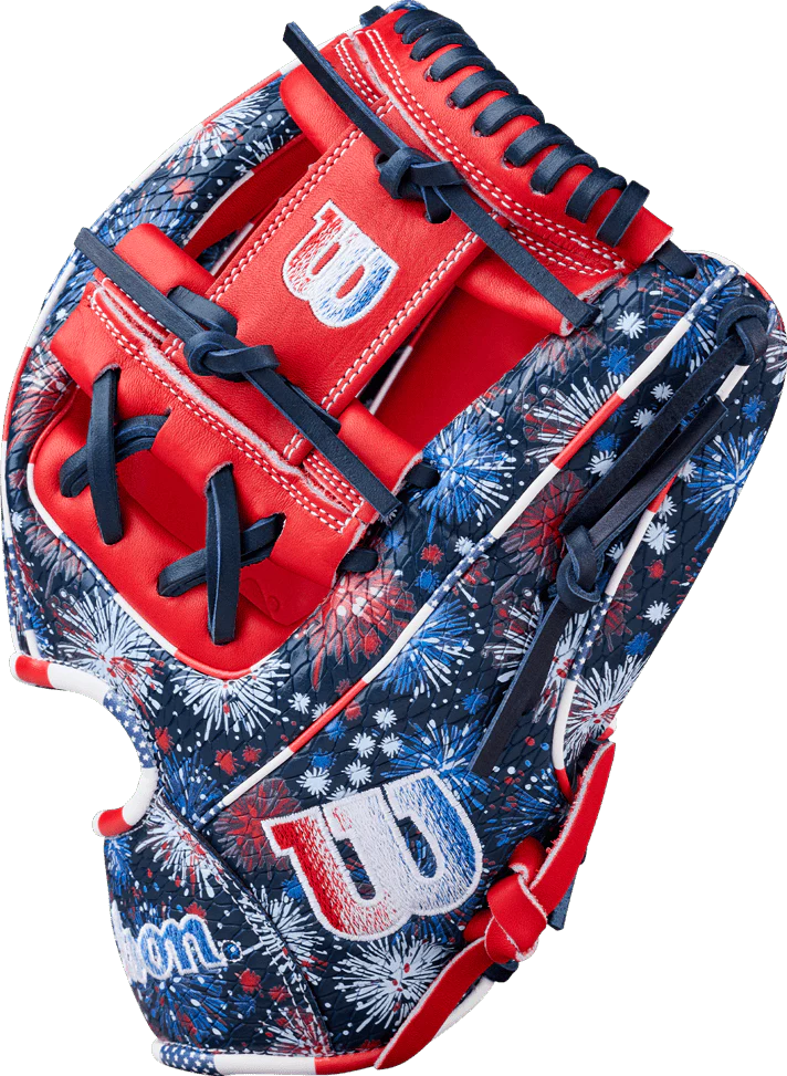 Wilson July 2025 A2000 1975 Glove of the Month Fireworks: WBW1042171175