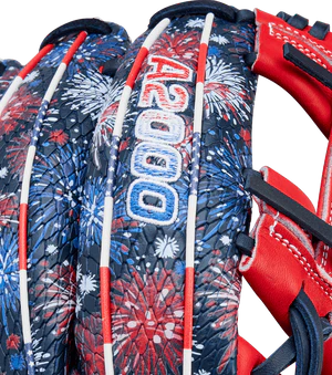 Wilson July 2025 A2000 1975 Glove of the Month Fireworks: WBW104217117