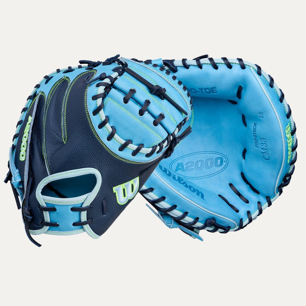 Wilson Summer 2026 A2000® CM33SS 33” Baseball Catcher’s Mitt: WBW10460433