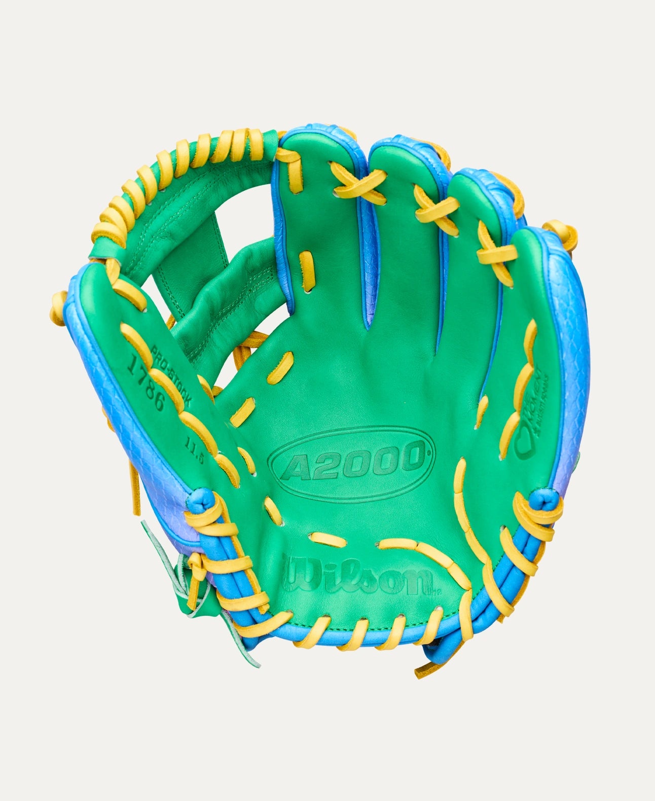 Wilson 2026 Love the Moment™ A2000® 1786SS Noah’s Edition 11.5” Infield Baseball Glove: WBW104826115