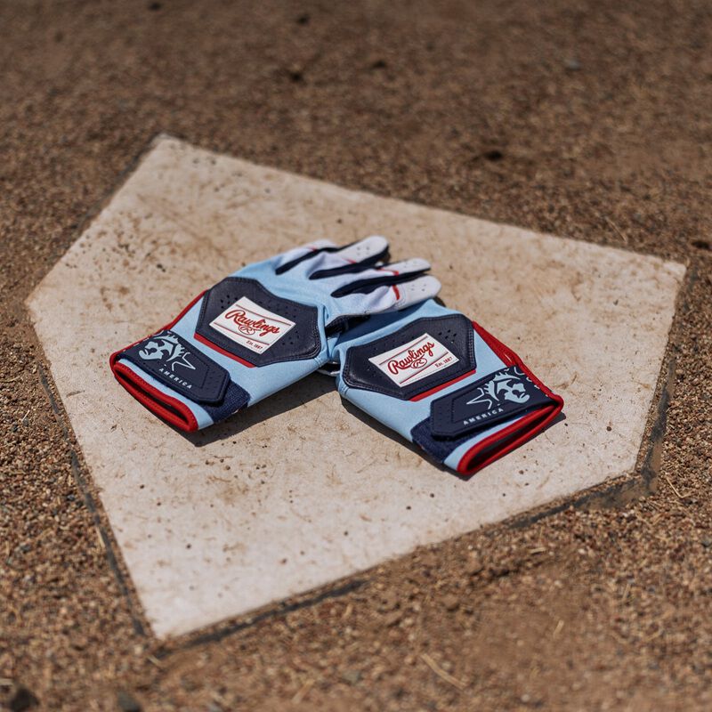 Rawlings Workhorse Youth Americana Batting Gloves: WH25YBG