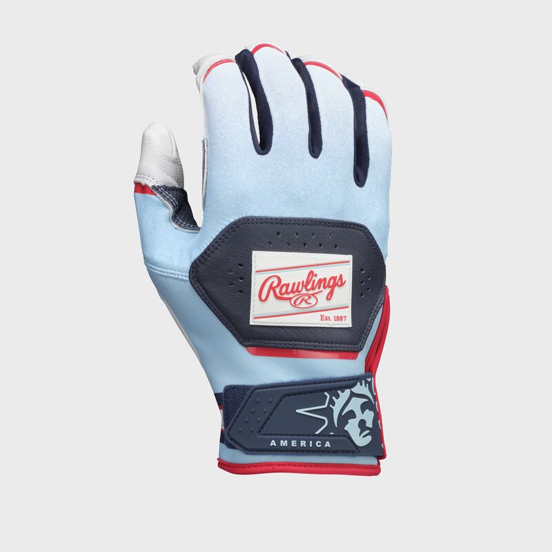 Rawlings Workhorse Youth Americana Batting Gloves: WH25YBG