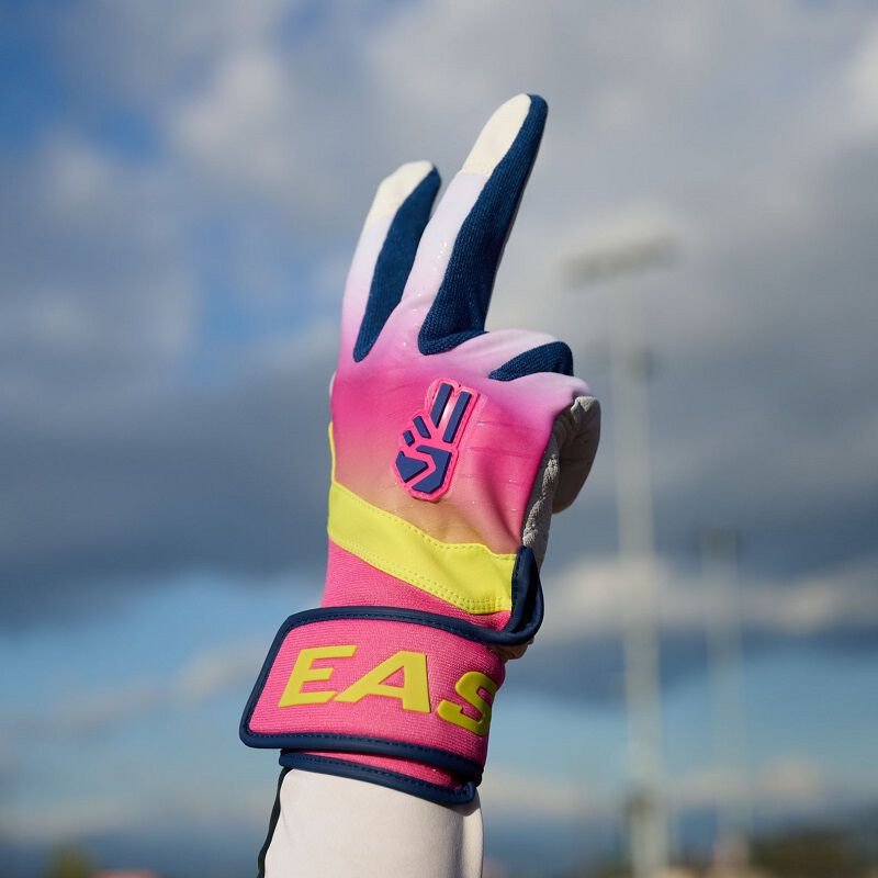 Easton | Gants de frappeur Ethos Walk-Off pour jeunes | Blanc/Blanc | Taille S Easton | Gants de frappeur Ethos Walk-Off pour jeunes | Blanc/Blanc | Taille S