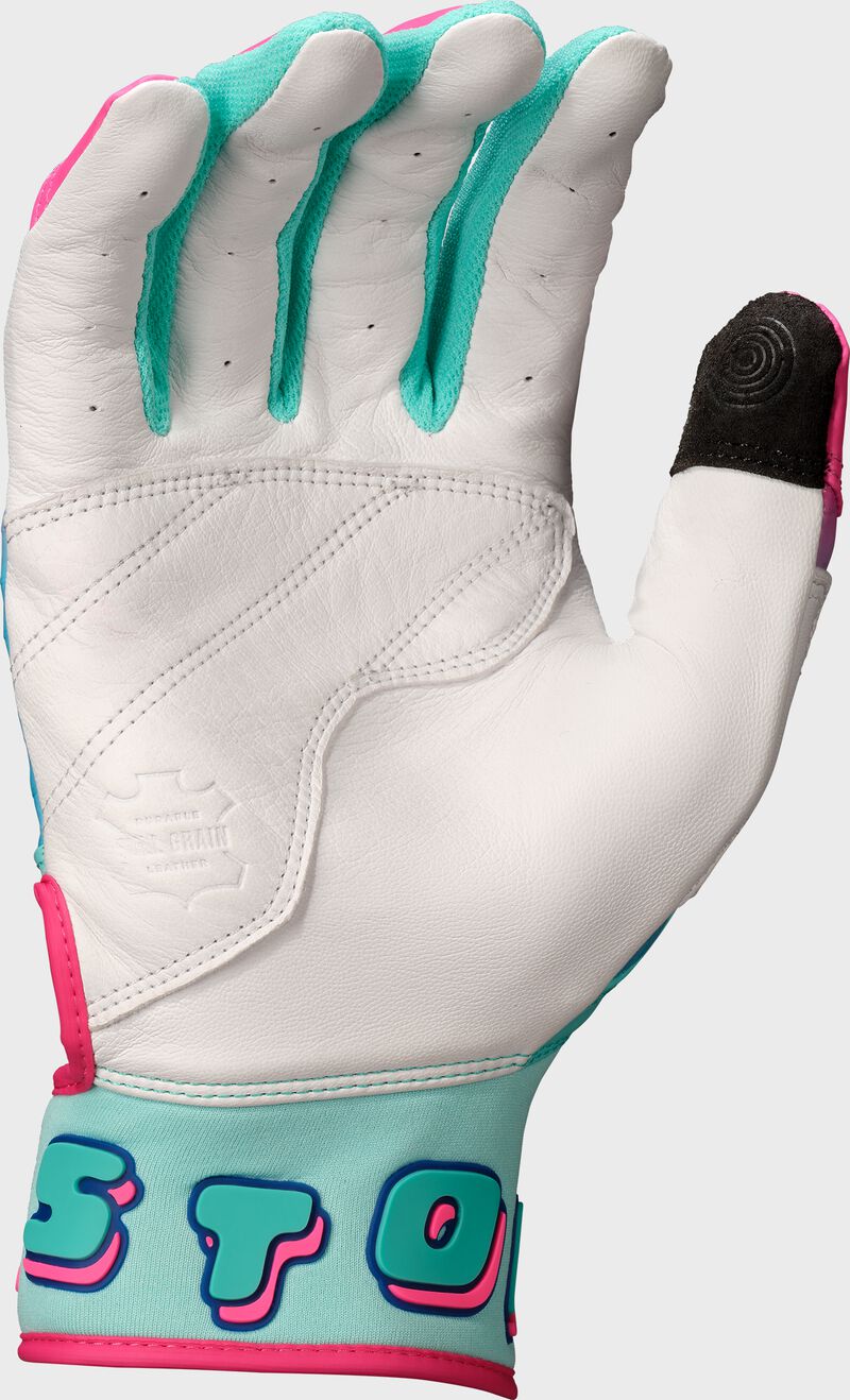 Easton Youth Spring Break Aqua/Pink Walk-Off Ethos Batting Gloves