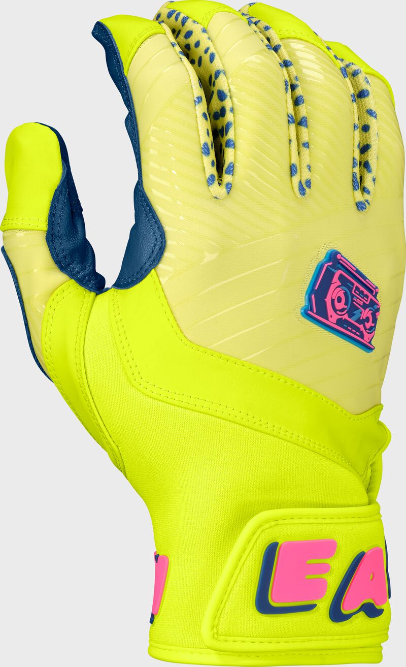Easton Youth Spring Break Neon Yellow/Pink Walk-Off Ethos Batting Gloves