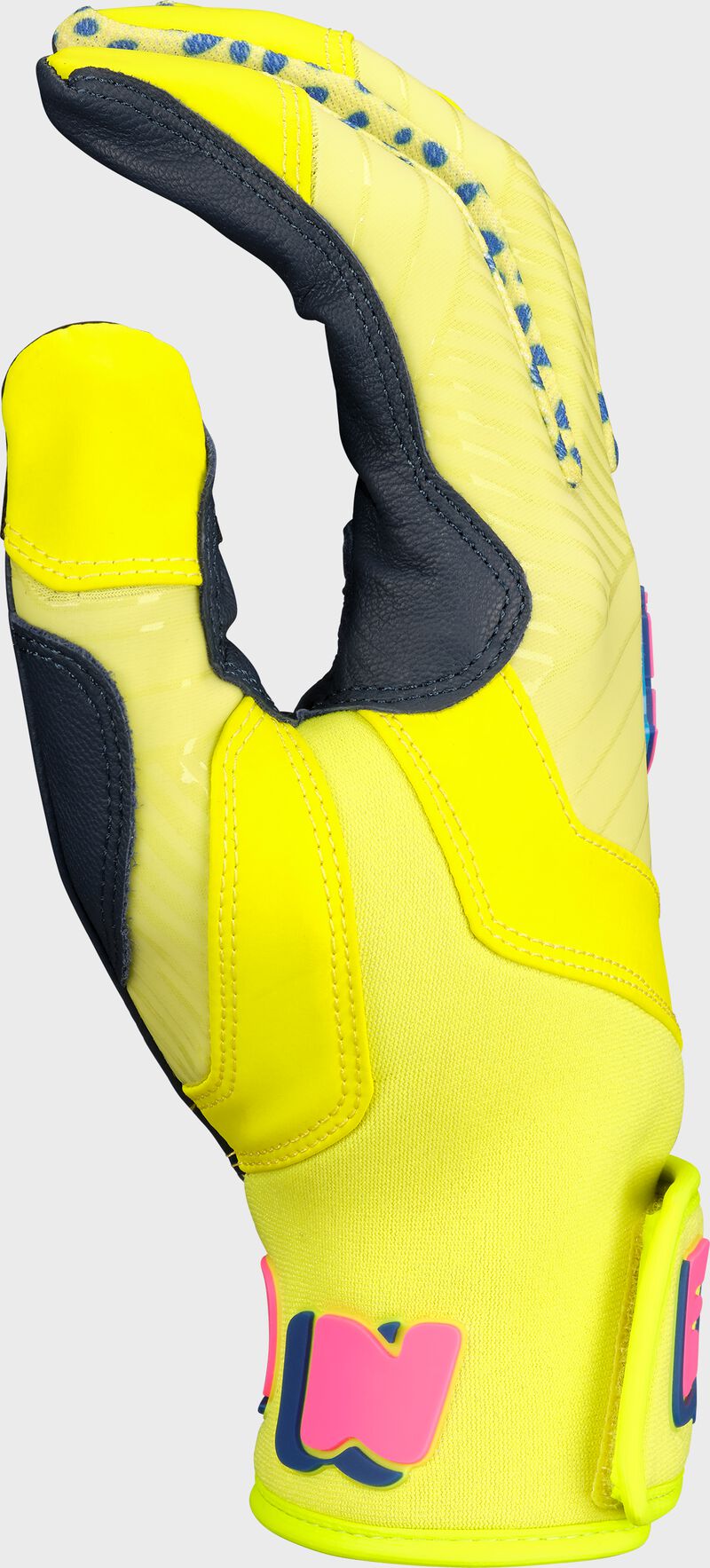 Easton Youth Spring Break Neon Yellow/Pink Walk-Off Ethos Batting Gloves