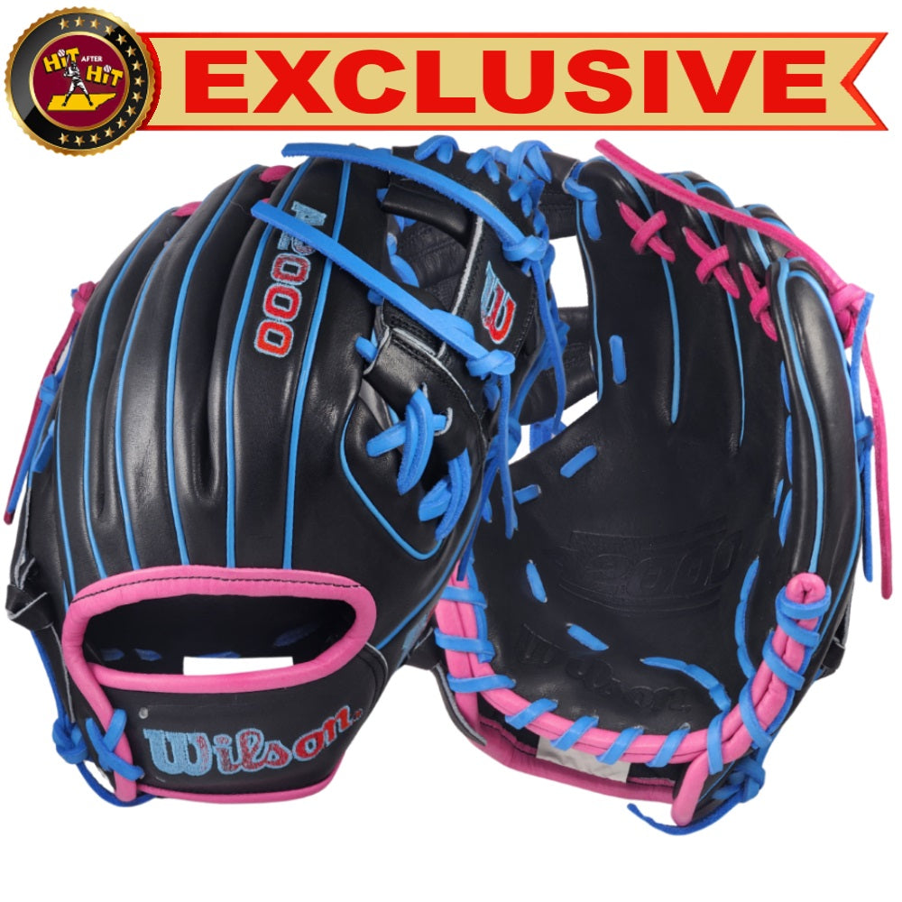 Wilson Custom" Black A2000 1788 11.25” Infield Baseball Glove