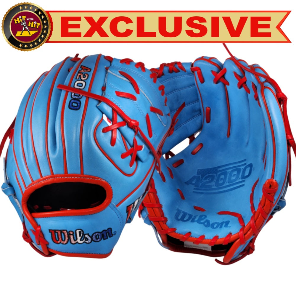 Wilson Custom "Smurf" A2000 PFX2 11” Infield Baseball Glove