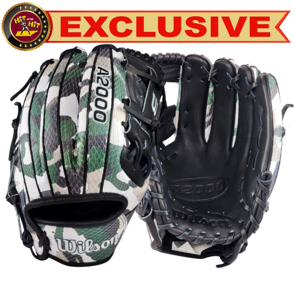 WILSON CUSTOM CAMO A2000 1786 11.5” INFIELD BASEBALL GLOVE: WBW102249115