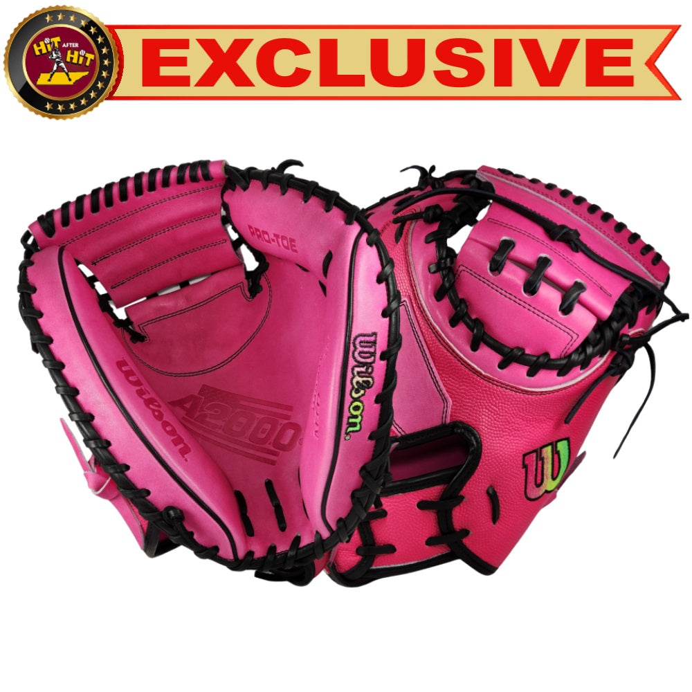 Wilson Custom "Pink Cadillac" A2000 M1D 33.5” Baseball Catchers Mitt