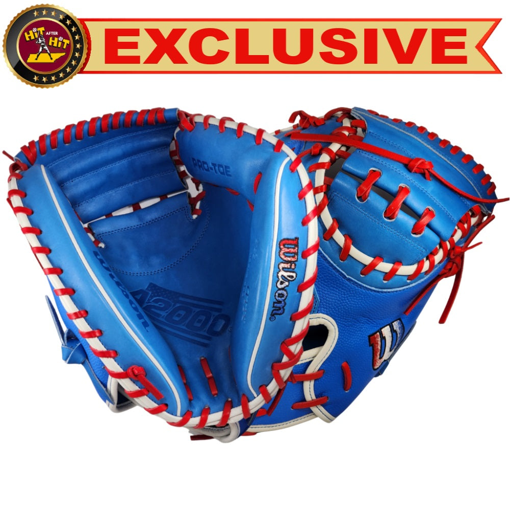 Wilson Custom "Blue Horizon" A2000 M1D 33.5” Baseball Catchers Mitt