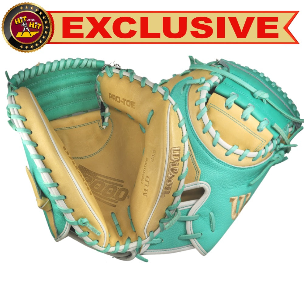 Wilson Custom " Seafoam" A2000 M1D 33.5” Baseball Catchers Mitt