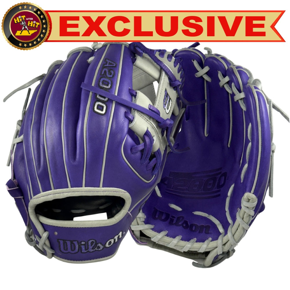 Wilson Custom A2000 1786 Purple 11.5" Infield Glove