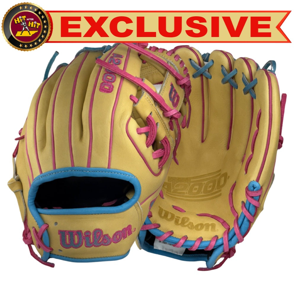 Wilson Custom A2000 1786 Blonde Cotton Candy 11.5" Infield Glove