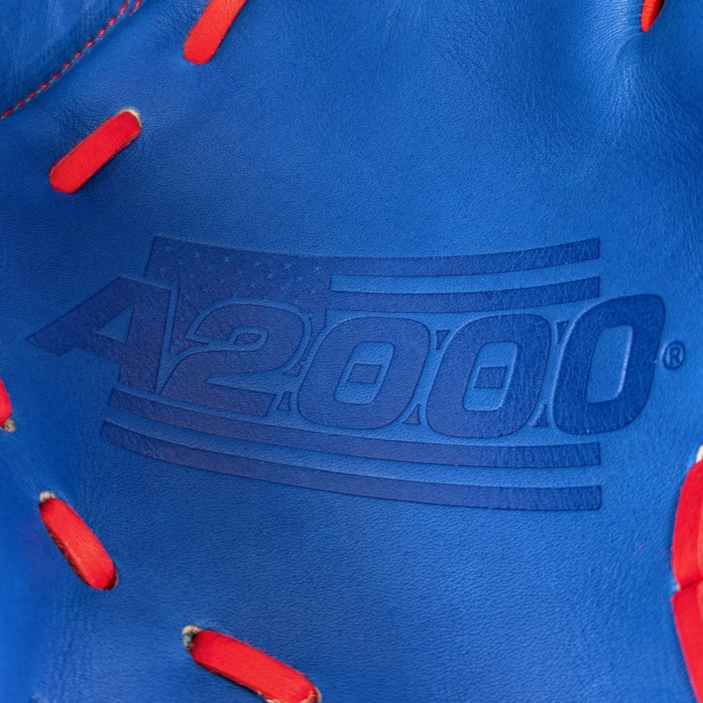Wilson Custom A2000® B23 Royal and Red 12” Pitcher’s Baseball Glove