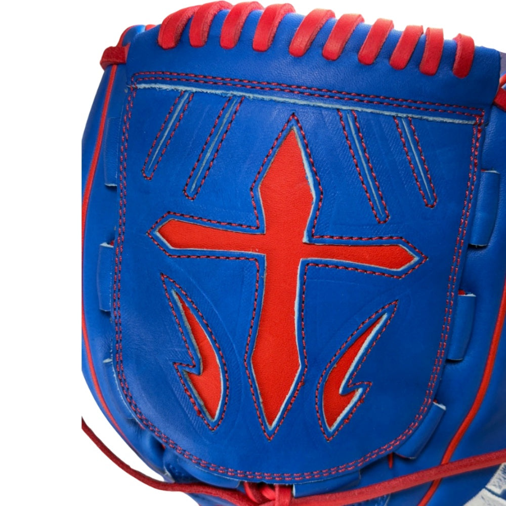 Wilson Custom A2000® B23 Royal and Red 12” Pitcher’s Baseball Glove