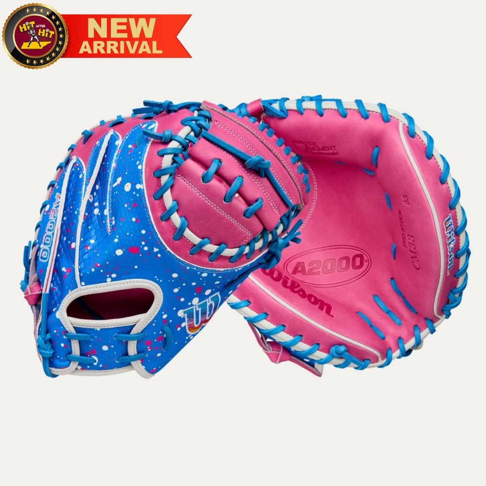 Wilson 2025 Love the Moment™ A2000® CM33SS 33” Baseball Catcher’s Mitt: WBW10344333