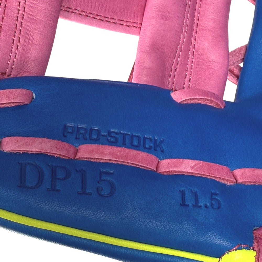 Wilson Custom A2000 DP15 Royal and Pink  11.5" Infielders Glove
