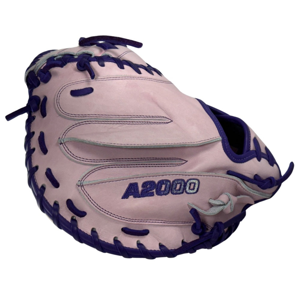 Wilson Custom A2000 Lavender and Purple CM33 Catcher's Mitt
