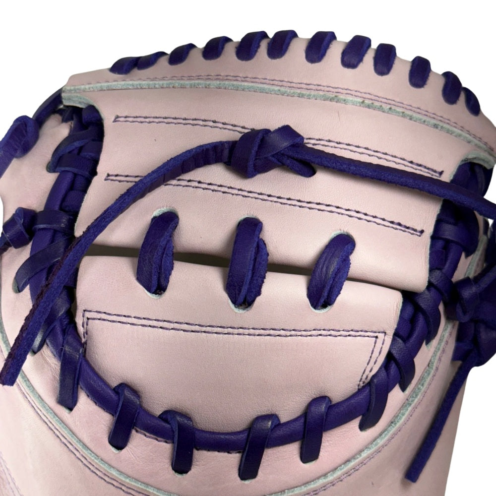 Wilson Custom A2000 Lavender and Purple CM33 Catcher's Mitt