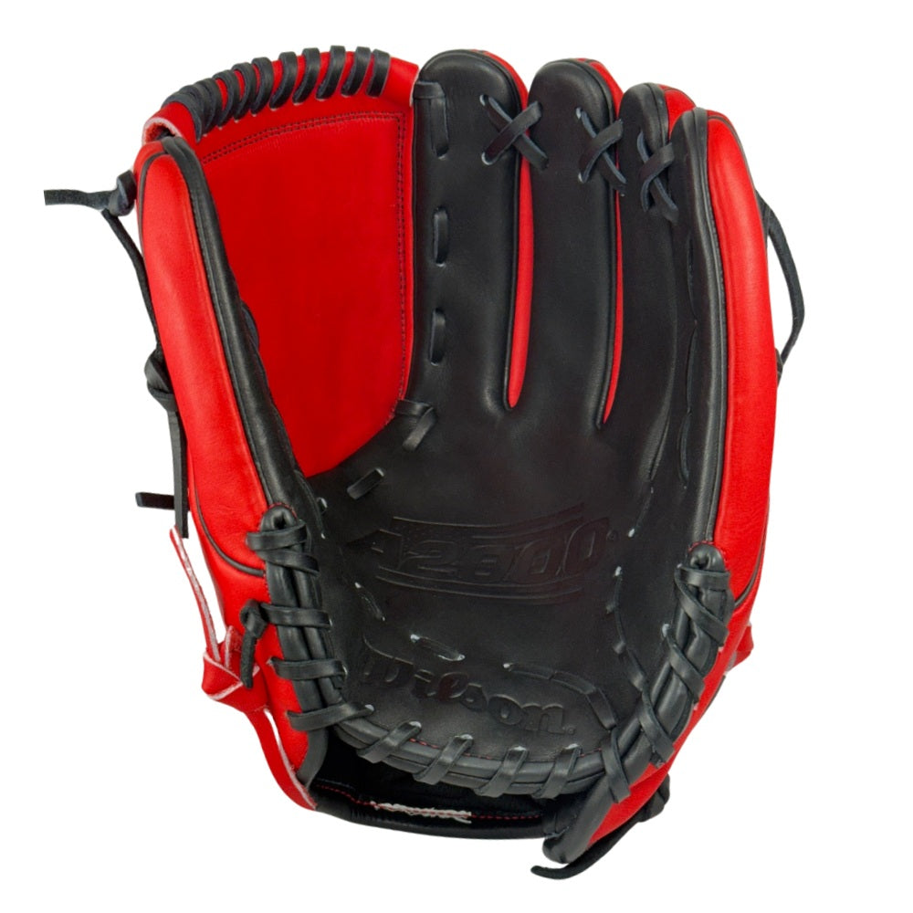 Wilson Custom A2000® B23 Red and Black 12” Pitcher's Baseball Glove