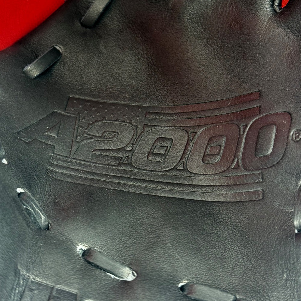 Wilson Custom A2000® B23 Red and Black 12” Pitcher’s Baseball Glove