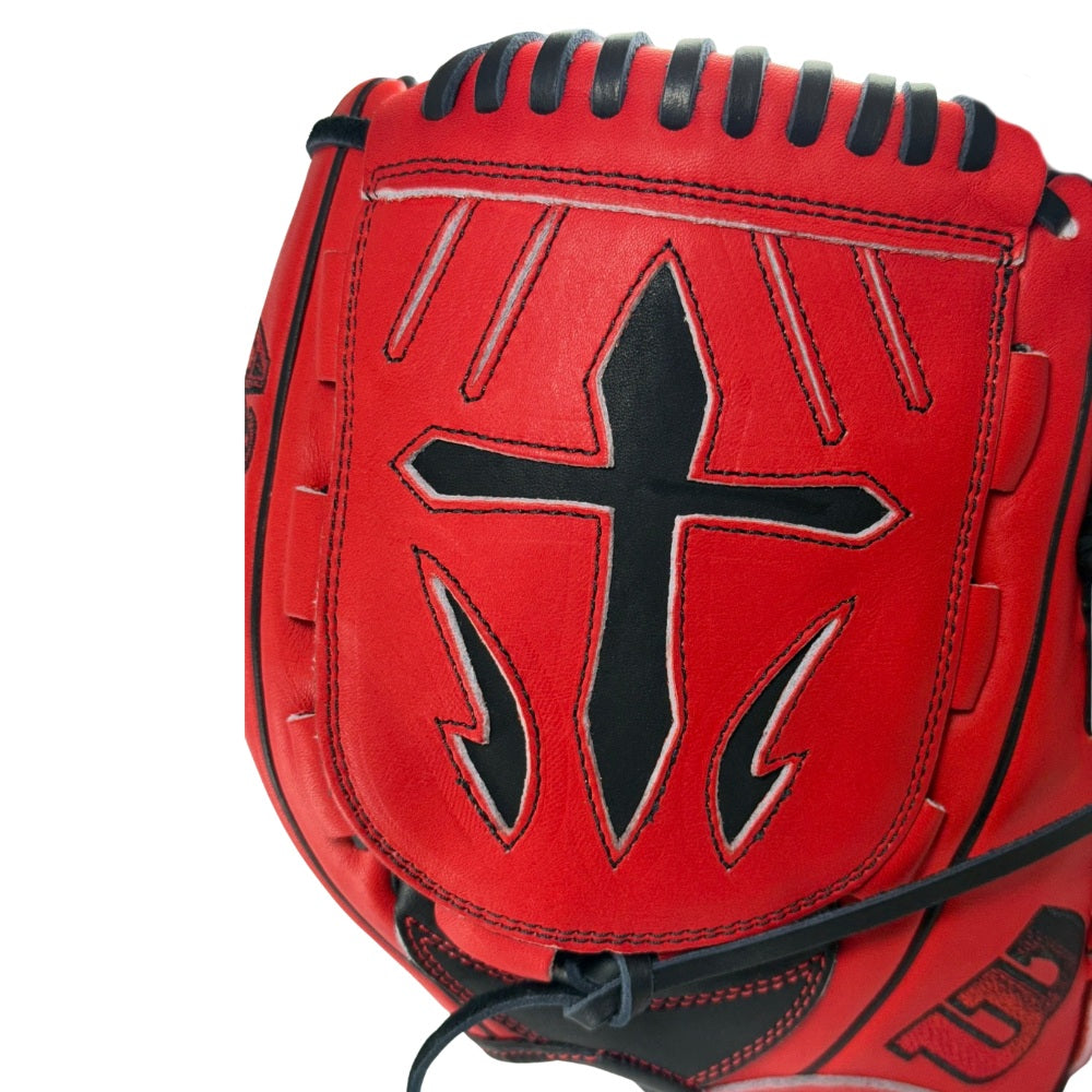 Wilson Custom A2000® B23 Red and Black 12” Pitcher’s Baseball Glove