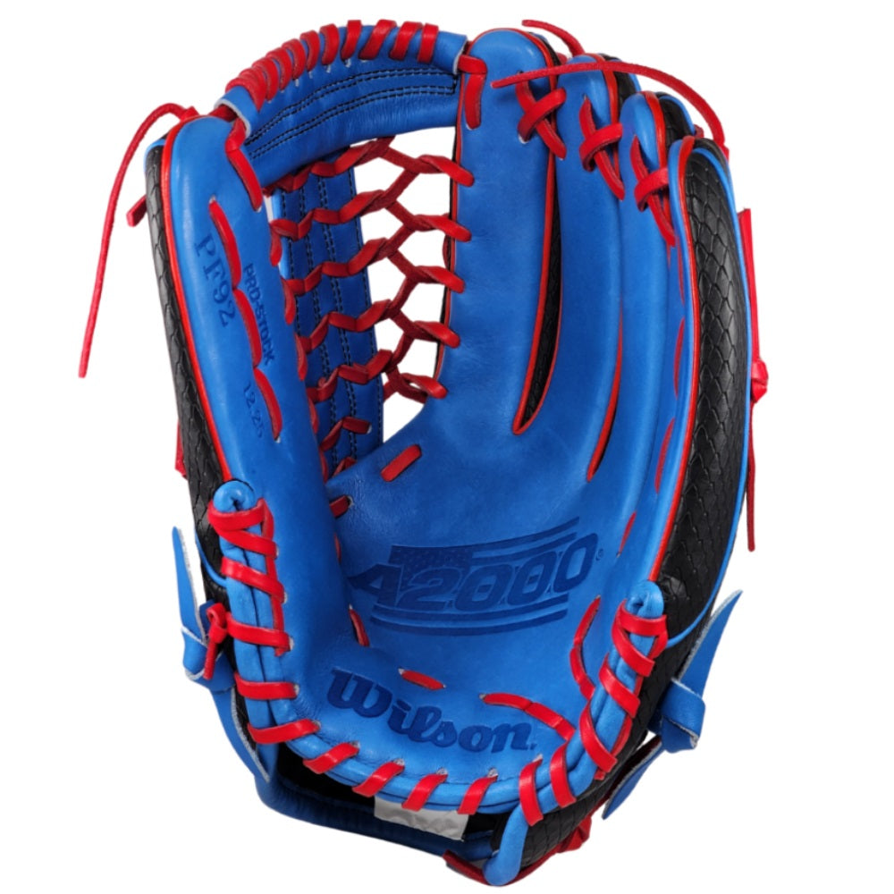 Wilson Custom Autism Blue and Black A2000 PF92 12.25