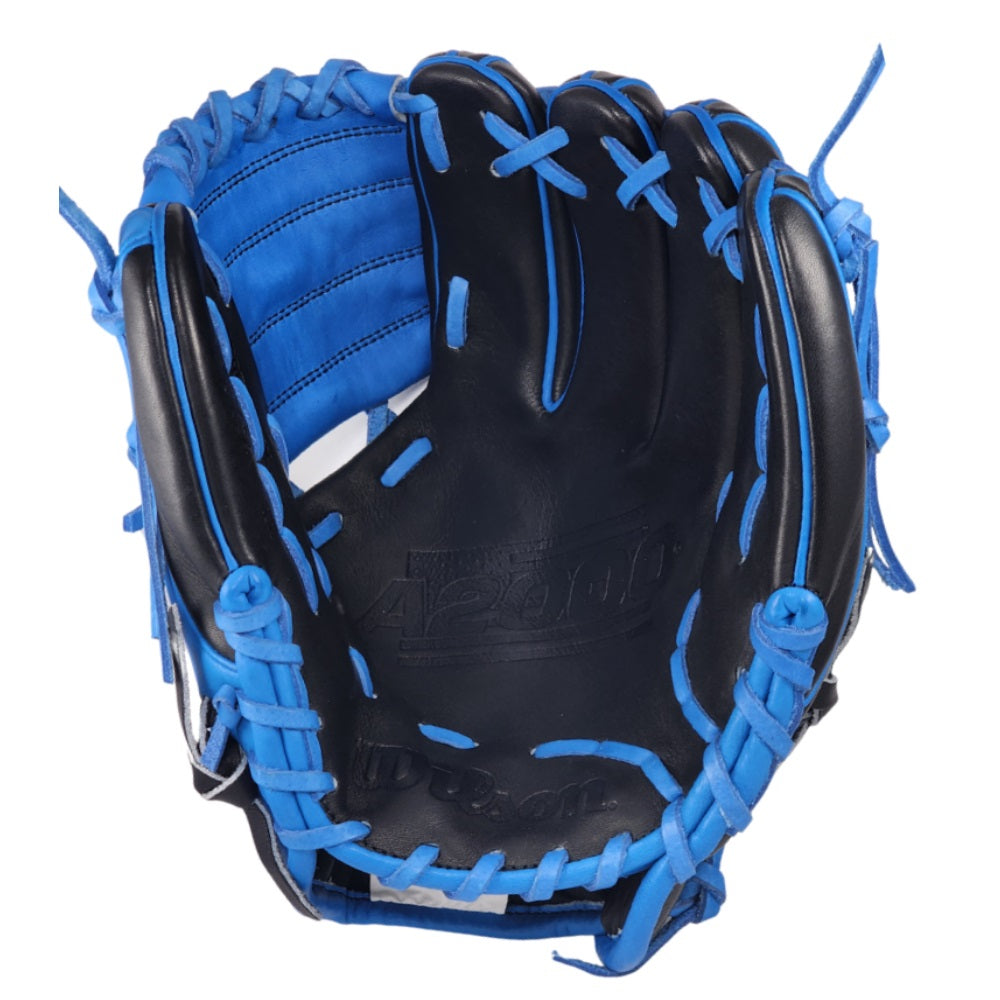 Wilson Custom Black and Autism Blue A2000 PFX2 11” Infield Baseball Glove