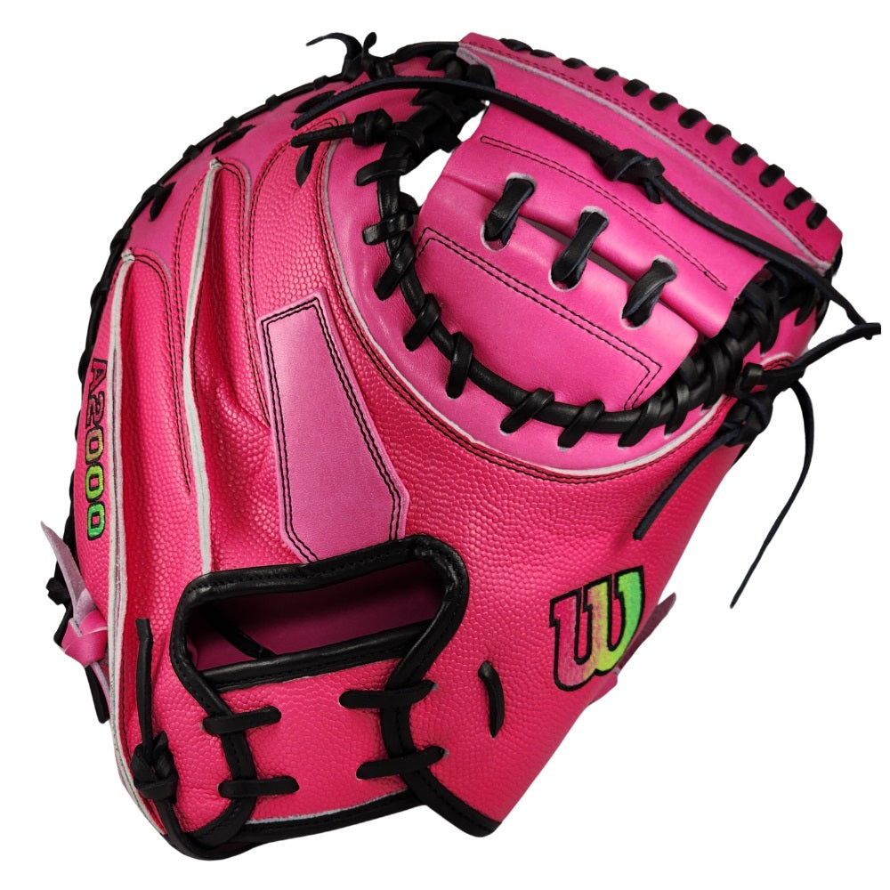 Wilson Custom "Pink Cadillac" A2000 M1D 33.5” Baseball Catchers Mitt