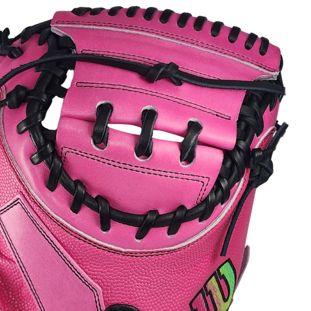 Wilson Custom "Pink Cadillac" A2000 M1D 33.5” Baseball Catchers Mitt