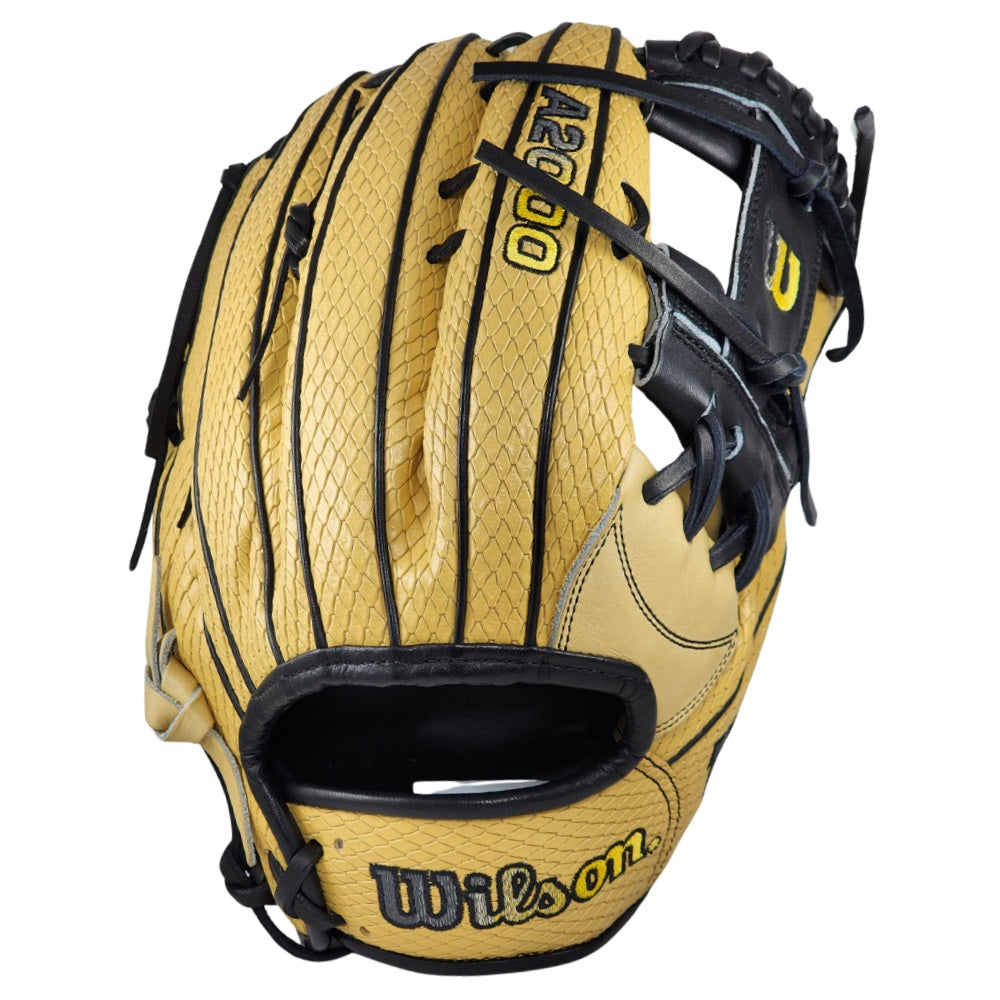 Wilson Custom Blonde and Black A2000 1781 12.25" Infield Glove