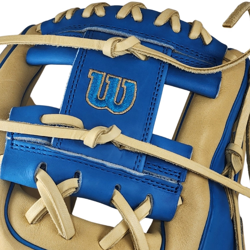 Wilson Custom Blonde and Autism Blue A2000 PF88 11.25” Infield Baseball Glove