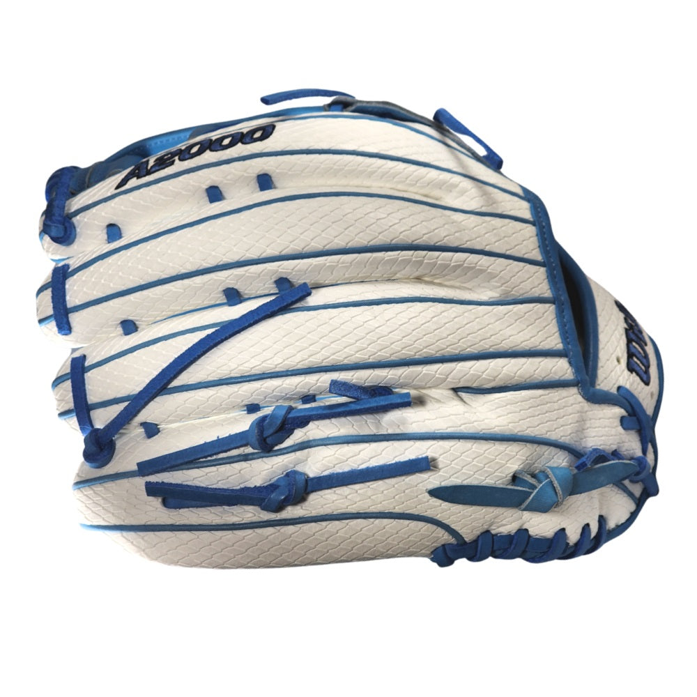 Wilson Custom White and Autism Blue A2000 1799 12.75" Outfield Glove