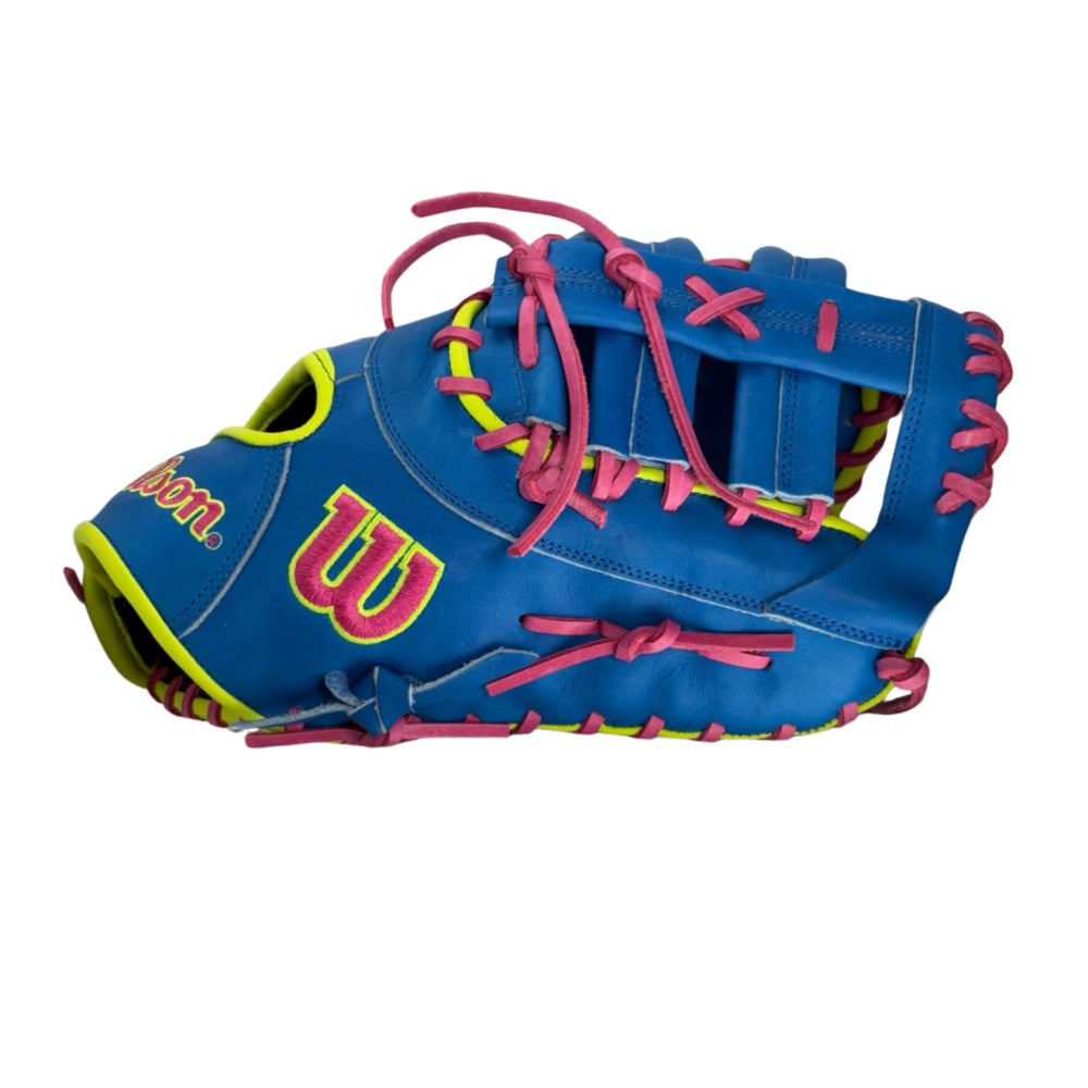 Wilson Custom A2000 1679 Autism Blue 12.5” Baseball First Base Mitt