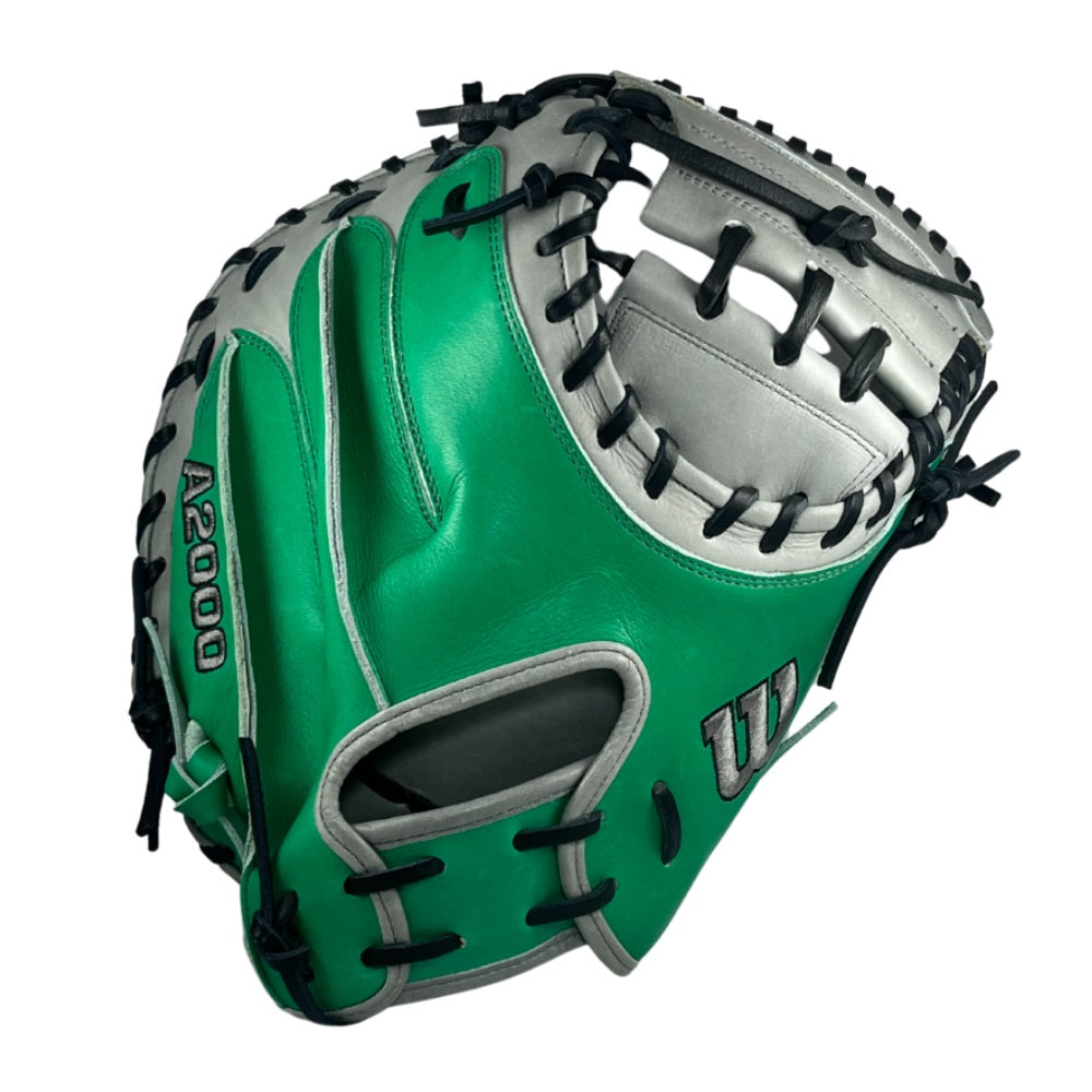 Wilson Custom "Mean Green" A2000 CM33 33" Catcher's Mitt