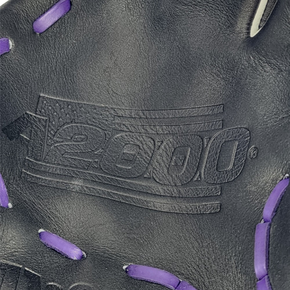 Wilson Custom "The Bruiser" A2000 DP15: Black & Purple